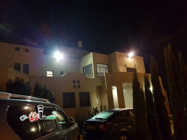  اطلاق نار كثيف على منزل وسيارة رئيس بلدية الطيرة المحامي مامون عبد الحي وقوات كبيرة من الشرطة تتواجد في المكان